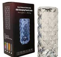 چراغ رومیزی رز دایموند لمسی شارژ شونده با USB